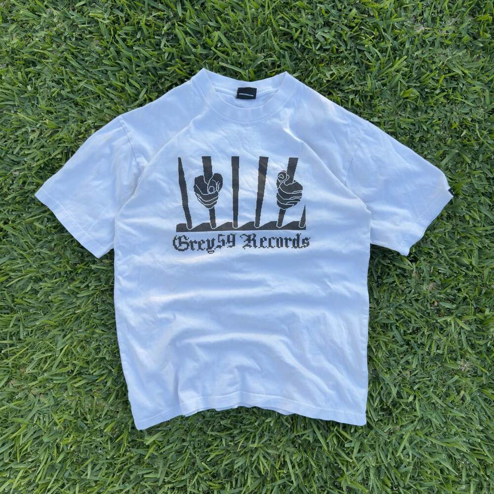 G59 Records Cyber Bars T-Shirt White